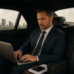 Royale Rides executive car service - Professional mobile office in Mercedes-Benz S-Class